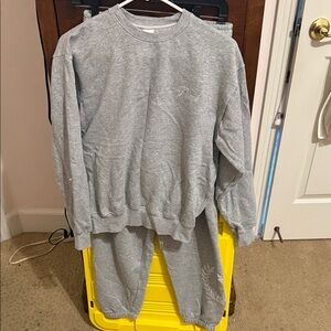 VS Pink glitter sweats set